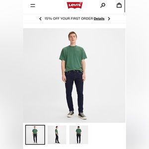 512™ SLIM TAPER LEVI’S® FLEX MEN'S JEANS W33 L32